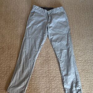 Men's Light Gray Casual Chino Pants
